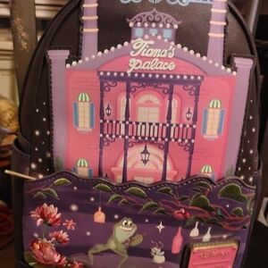 Disney Tiana's Palace Pink and Purple Backpack